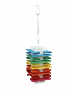 Adventure Bound Block Tower Parrot Toy